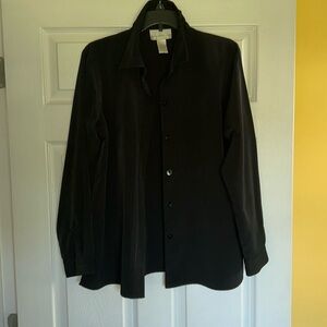 Susan Graver black blouse in great condition